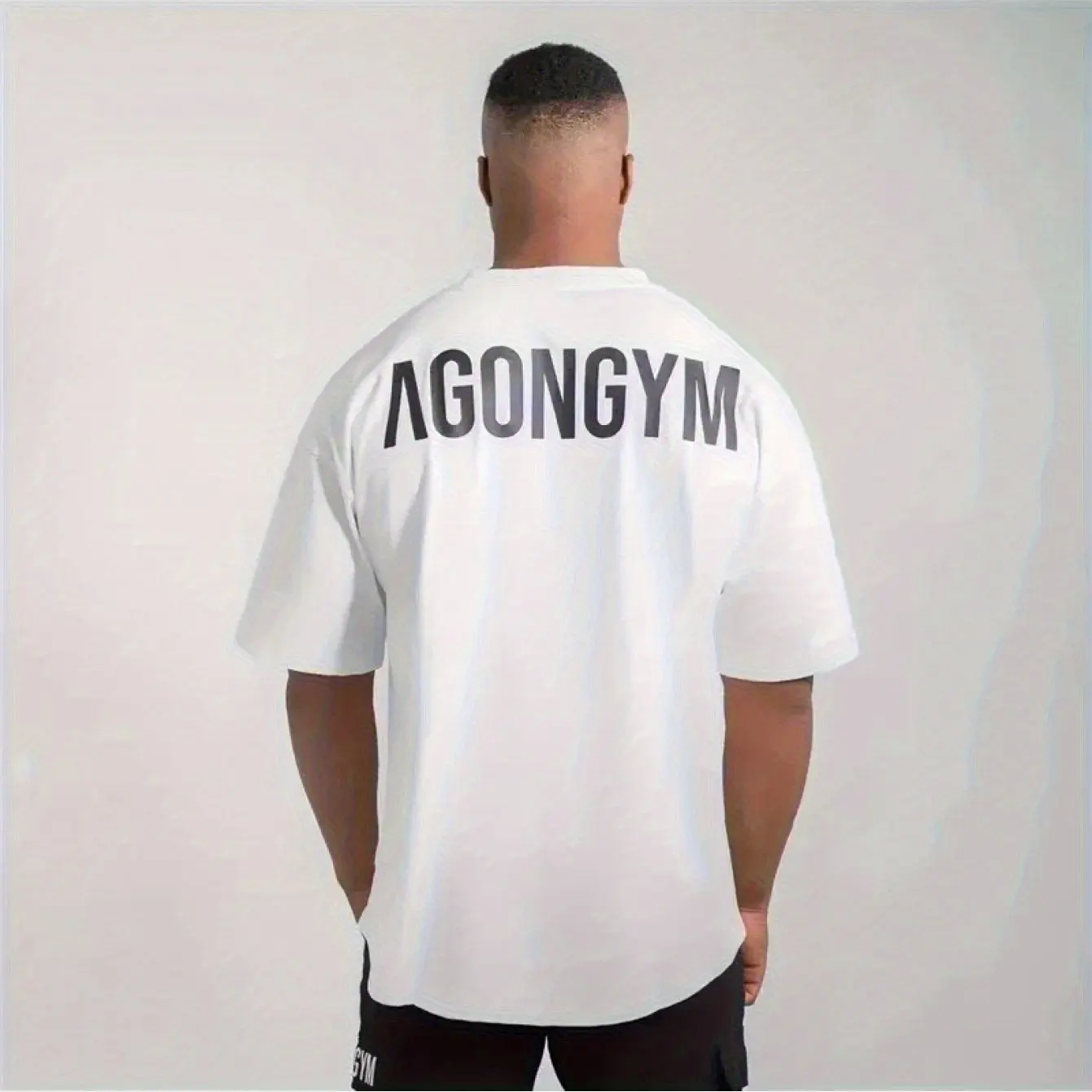 Herren- und Unisex-Muskel-Fitness-T-Shirts Atmungsaktive Fitnesskleidung Lässiger Street-Style Sport-Oberteile