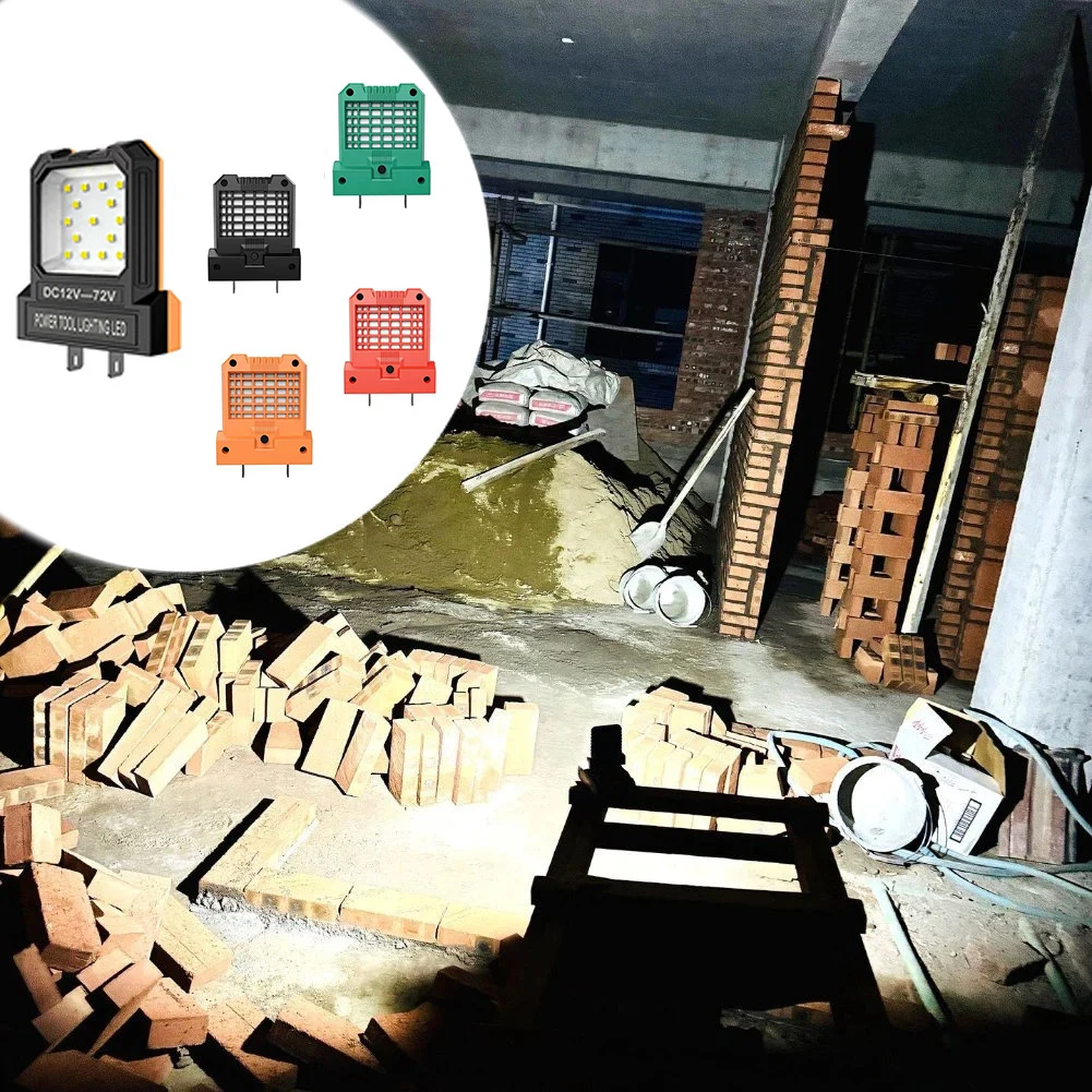 

14W LED Camping Lantern For Mini Pocket Work Light Inspection For 12-72V Power Tool Lithium Batteries LED Illumination Light