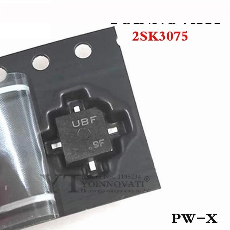 2pieces 2SK3075 K3075 MOSF RF N CH 30V 5A PW-X