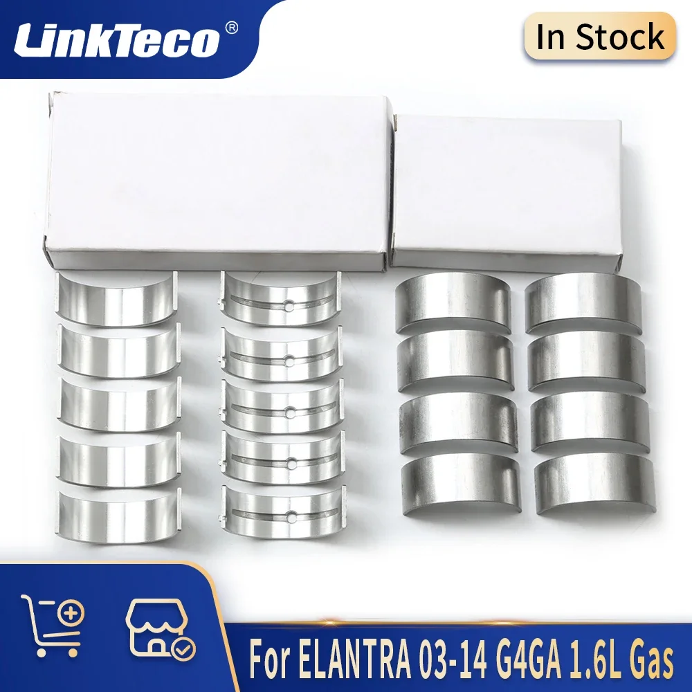 

STD Auto Engine Parts Main & Con-rod Bearing Set Fit Kit 1.6 L 03-14 G4GA GAS for HYUNDAI ELANTRA 1.6L Connecting Rod Bearing