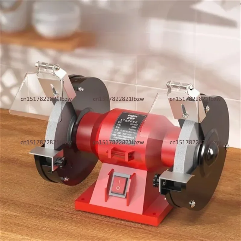 220V 5/6/8 Inch Bench Grinder with Brushless Motor Single Speed Table Grinder Knife Sharpener for Household Polishing Sharping