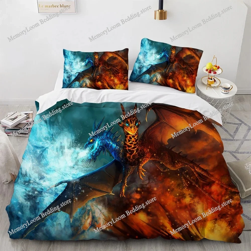

Pterosaur Dragon Soft Bedding Set Single-Twin-Full-Queen-King Size Adult Kid Bedroom Breathable Duvet Cover 2025 Luxury Gift