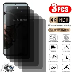 3Pcs Privacy Tempered Glass For Motorola MOTO G41 G31 G22 G52 E32 G82 G Pure Screen Protector Edge 30 Pro X30 Plus 5GUW