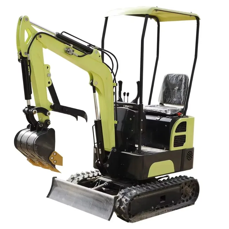 1.5 Ton Water-cooled Mini Digger, Stable Structure Crawler Excavator for Slope Operation & Gardening