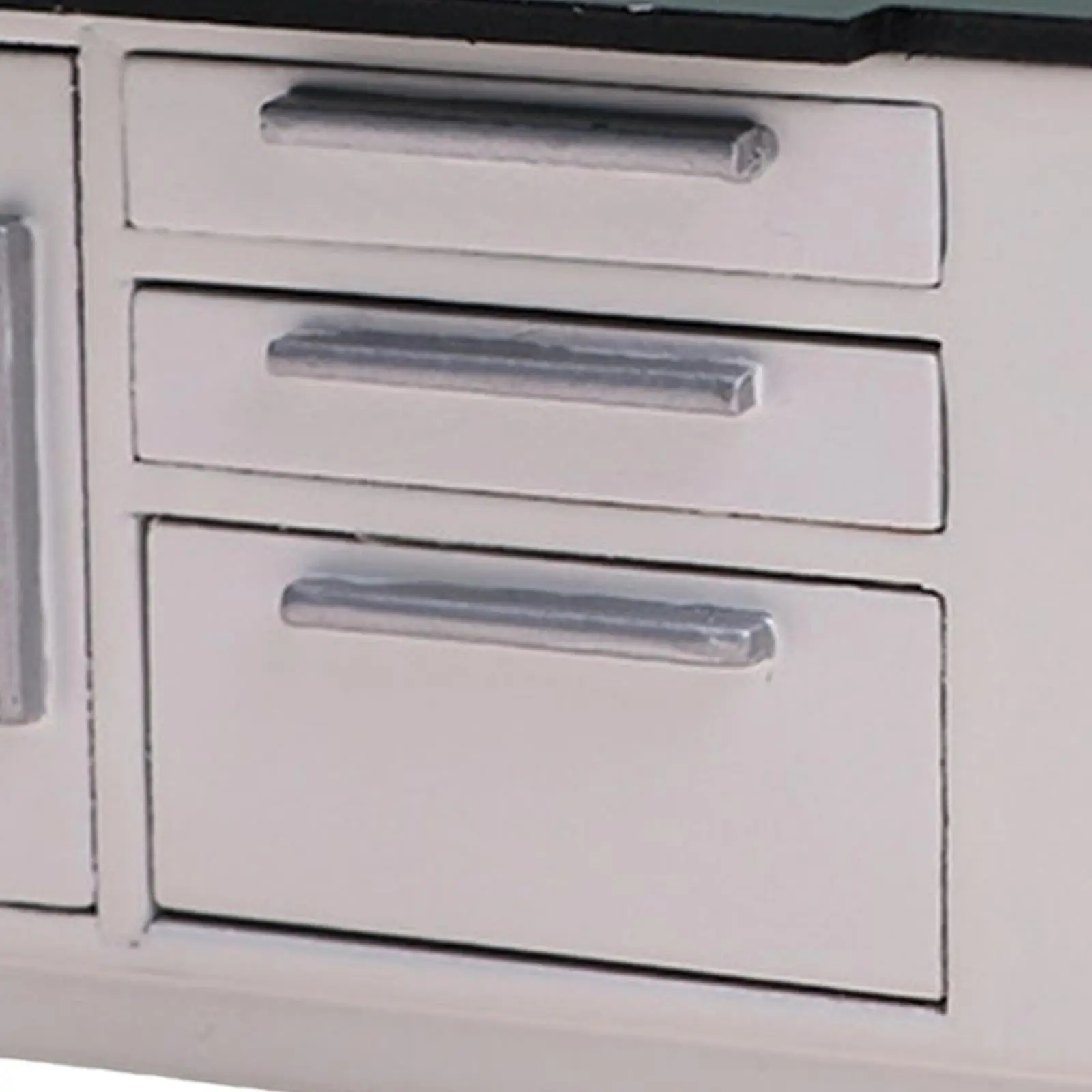 Wooden Dollhouse Kitchen Sink Simulation Wash Basin Decoration ,Mini 1/12 Dollhouse Wall Cupboard for Toddlers