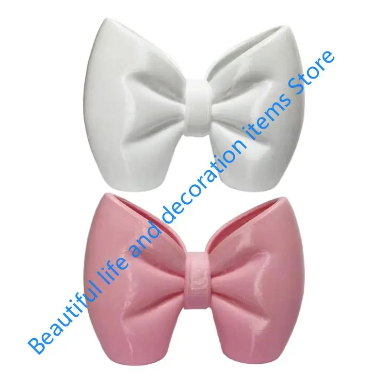 

XX9B Ванная комната Розовый Держатель для зубной щетки и зубной пасты Луки Акцент для декора ванной комнаты