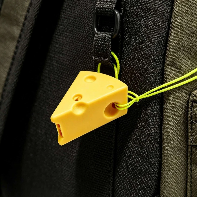 Creative Idea 3D Printed Cheese Whistle Funny Noisemakers For Sports Events School Games Outdoor Training Party Favors