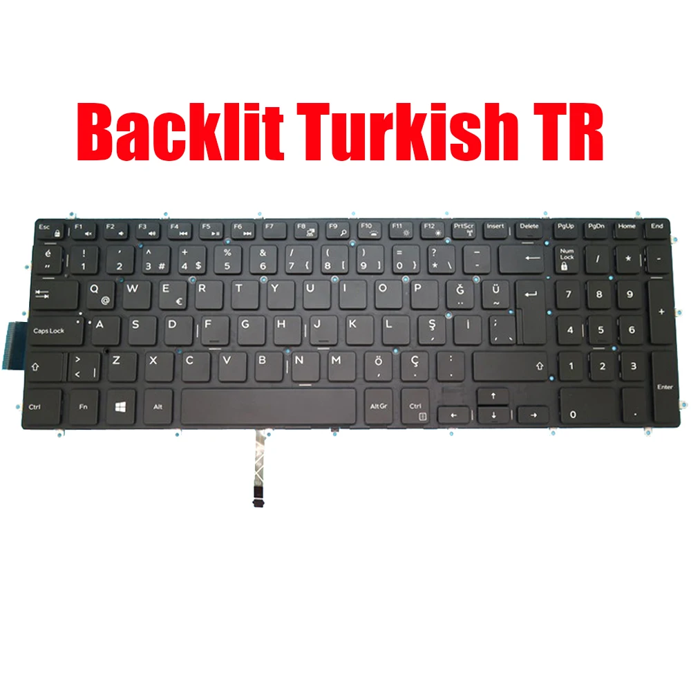 

TR Keyboard For DELL For Inspiron 5565 5567 5570 5575 5583 5770 5775 7566 7567 7577 5765 5767 7773 7778 7779 7786 Turkish New