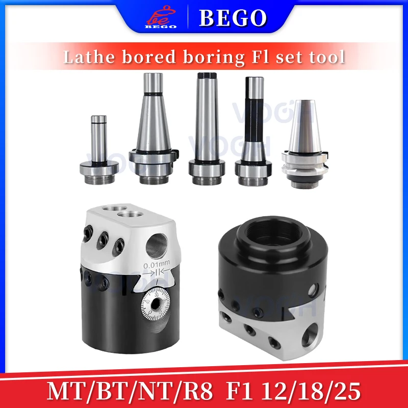 MTB2 MTB3 MTB4 NT30 BT30 NT40 BT40 Boring Head Shank F1-12-50/F1-18-75 Boring Head Boring Hole Tool Holder HRC58 Fine Grinding