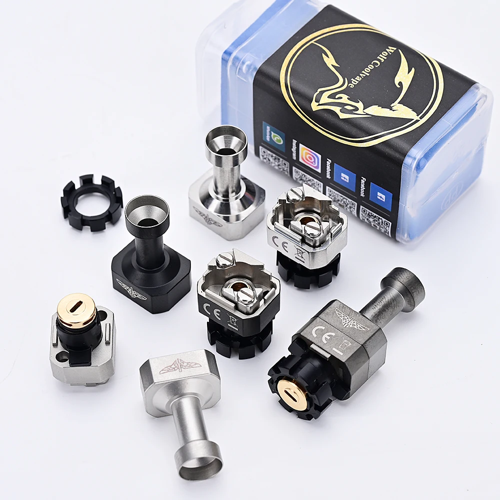 Wolfcoolvape GG podwodny most RBA vape kęs rba dla kęsów/BB/Boro zbiornik 316SS Air Pin 1.0/1.2/1.5/2.5/3.5/4.5mm