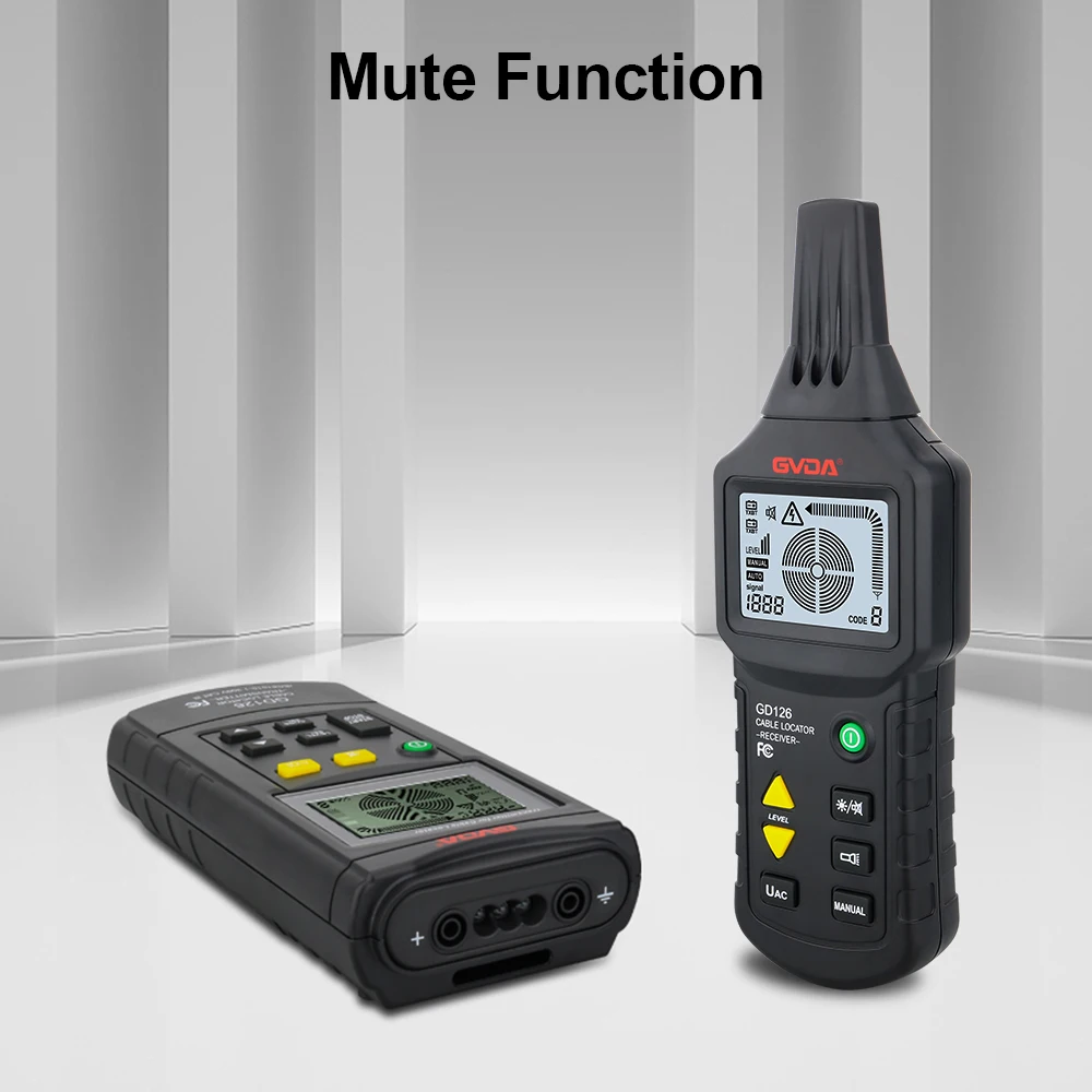 GVDA Multifunctional Wire Tracker 30V-400V Voltmeter Wall Metal Pipe Detector Line Tracker Underground Electric Cable Locator