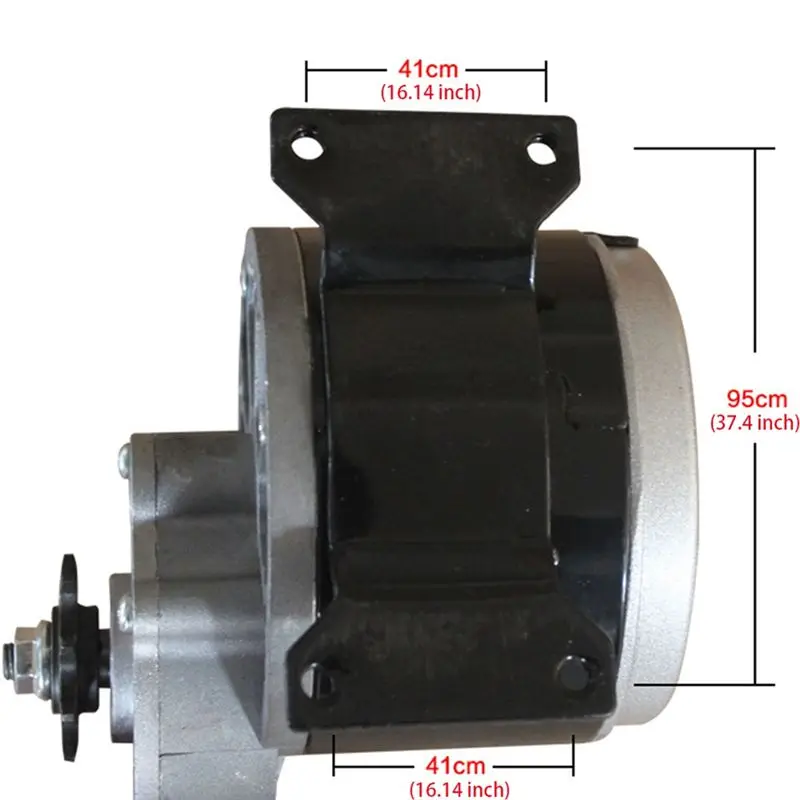 Gear Brushed DC Motor 24V 250W Controller Throttle Replacement For Electric Bicycle image 5