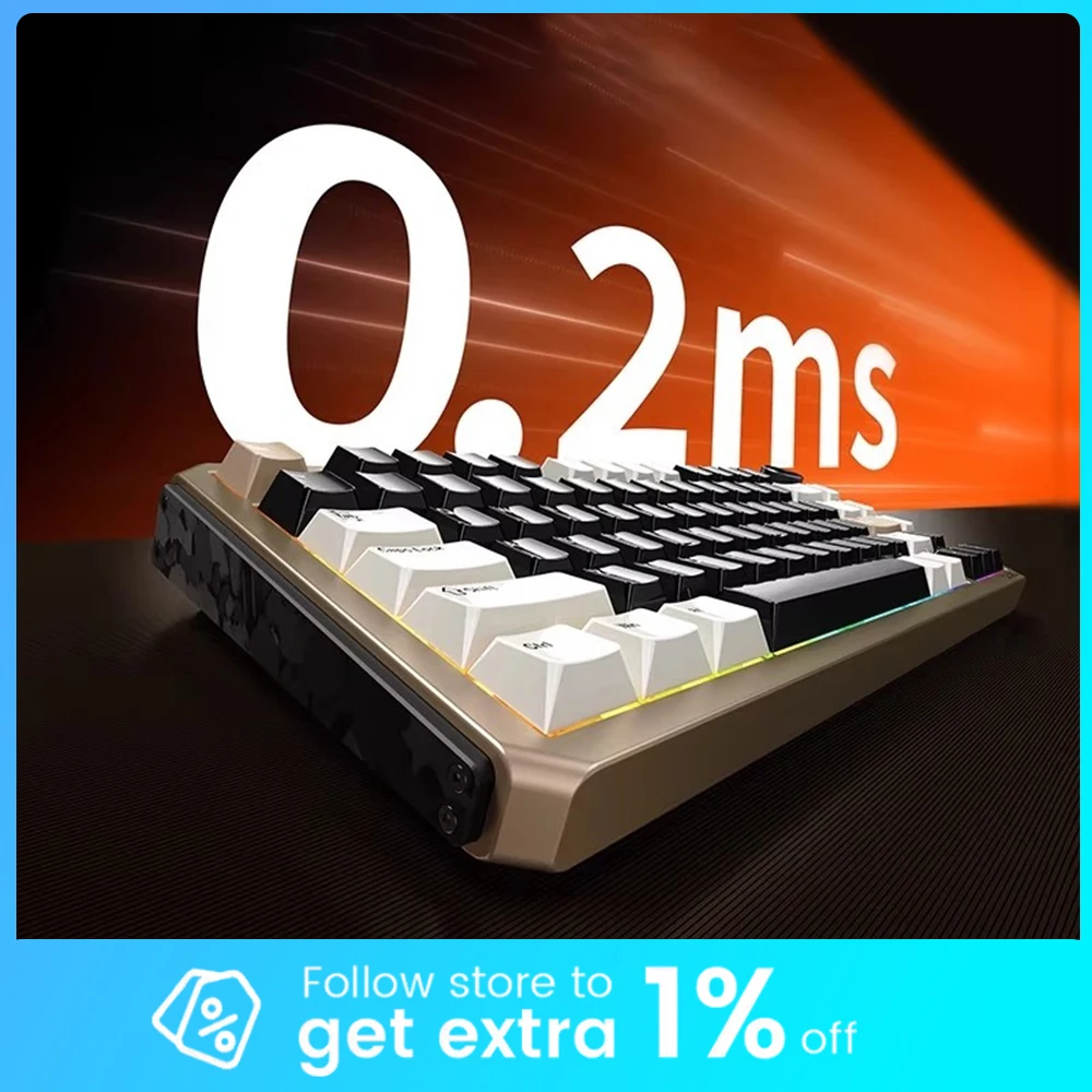 

DAREU A75HE Magnetic Keyboard 8k RT Accuracy 0.01mm MCU Chip Ceramic Low Delay Mechanical Keyboard Gasket Hot Swap Pc Accessorie