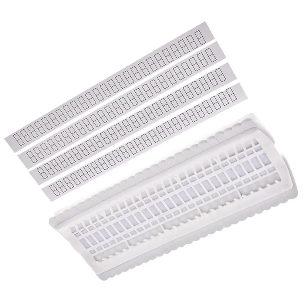 

1Pcs Cross Stitch Thread Organizer 50 Holes Plastic Compact Needle Holder Durable Lightweight Embroidery Floss Card