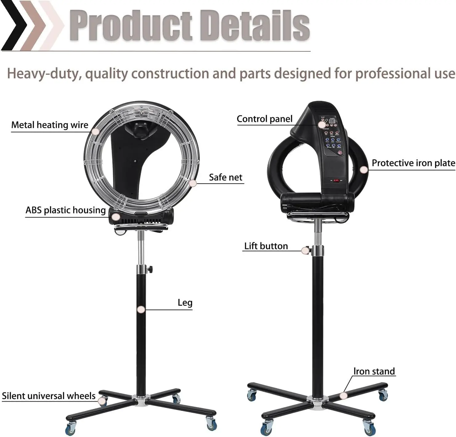 Coofull Heating Hair Drying Machine Salon Equipment Wall-mounted Hair Dryer Machine Perm Hair Processor Dryer