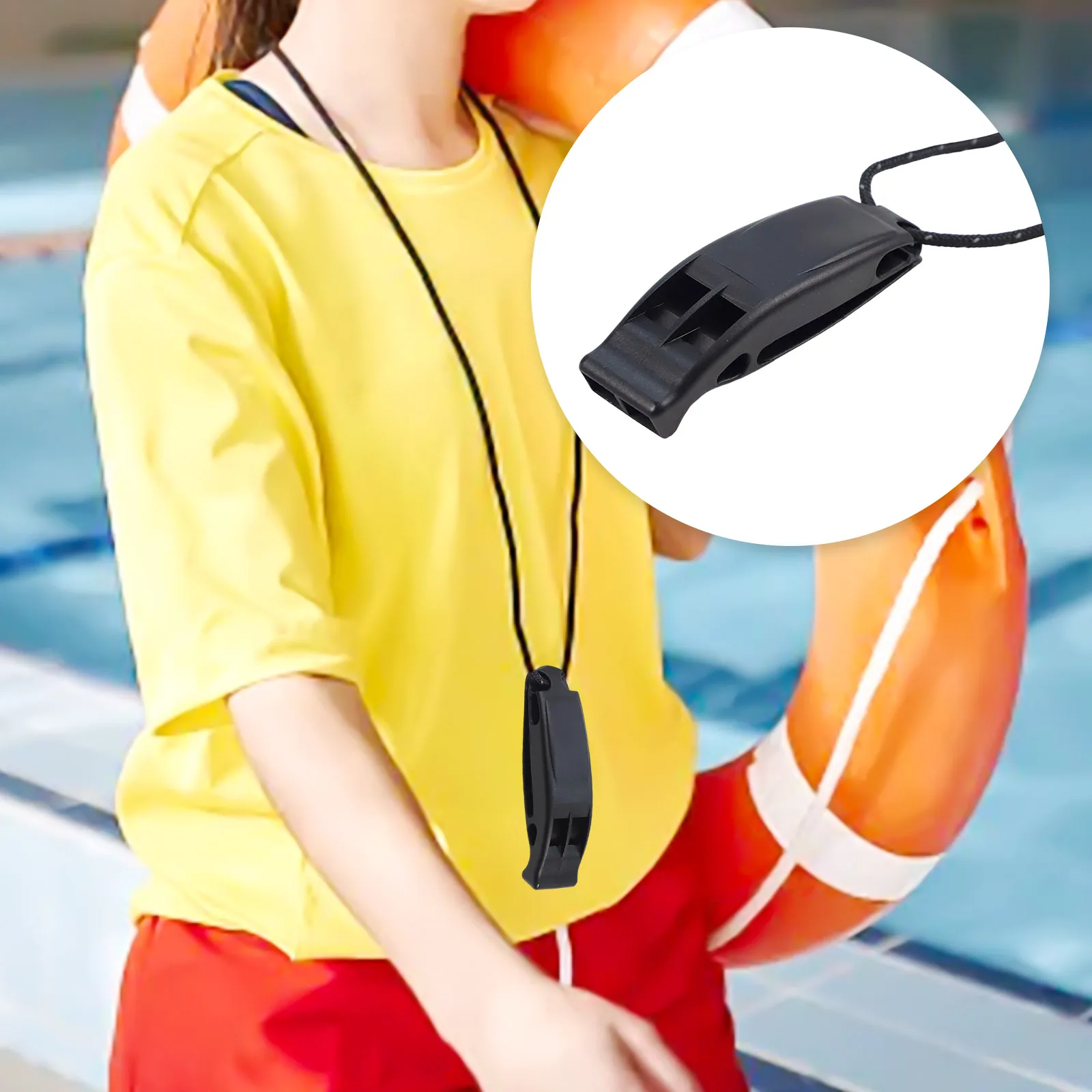 Scuba Diving Safety Whistle Dual Frequency Whistle Water Sports Equipment Outdoor Survival Boating Swimming Whistle