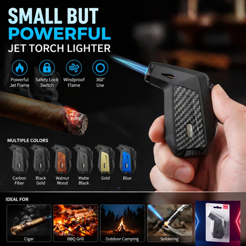 Creative Lighter Mini Outdoor Portable Handheld Spray Gun Welding Tool Cigar Lighter Cross Border Hot Selling Product