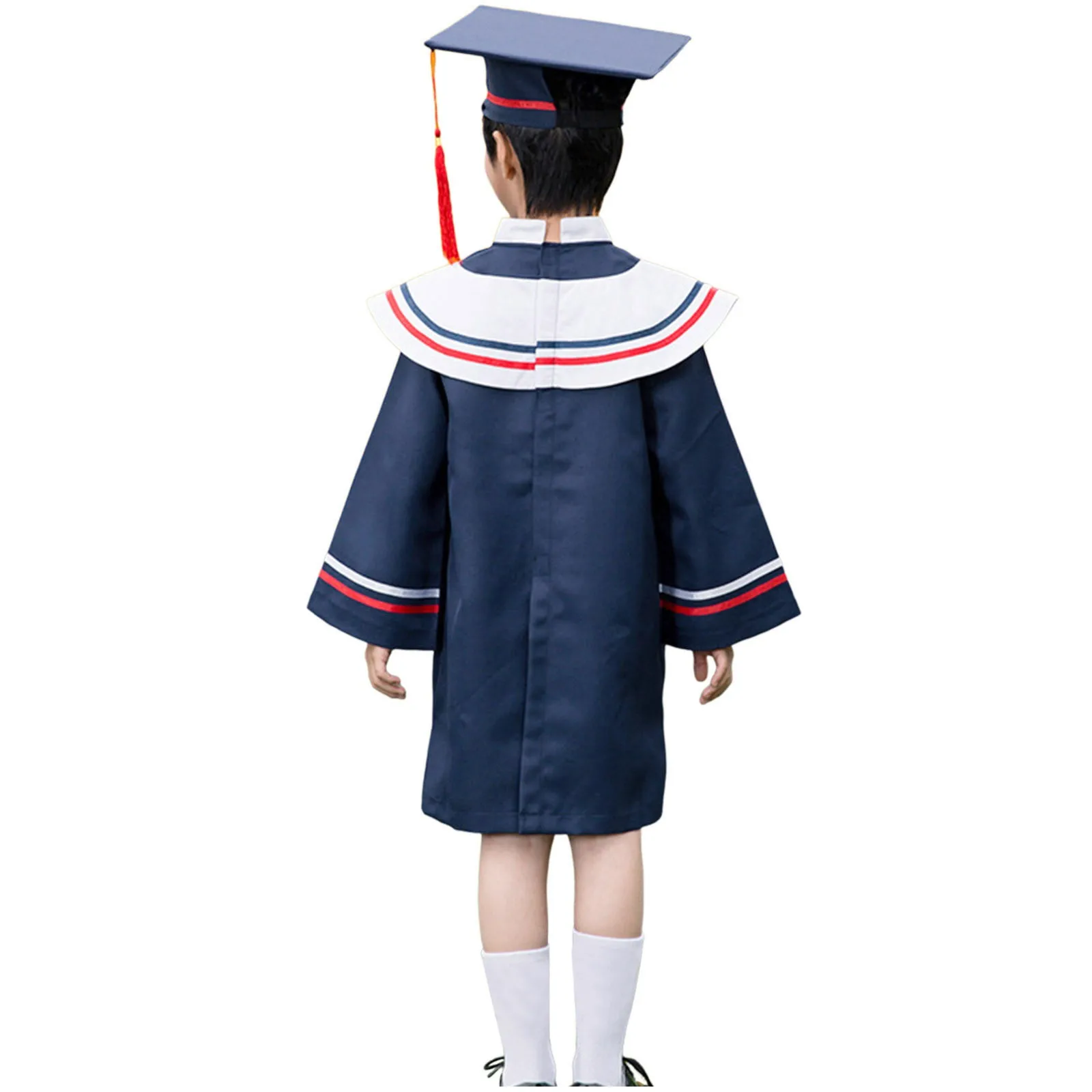 Uniforme Sвpour Enfant, Vêtements de Cosplay pour Spectacle sur Scène, Costume de Photographie pour Étudiants, Robe de Remise de Diplôme, Chapeau Trempé