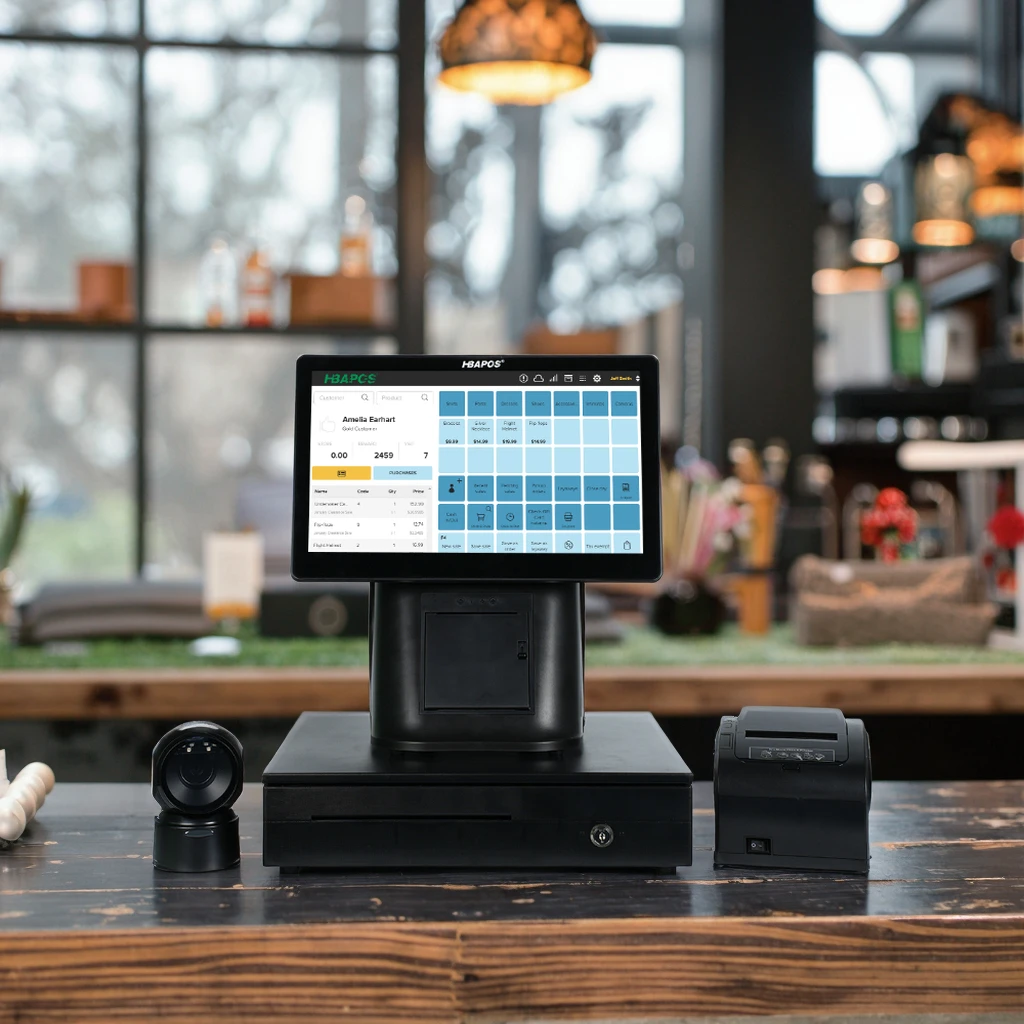 

POS-система для кассовых аппаратов с двумя сенсорными экранами (ATV&UTV), автоматическая, на базе Windows, умный настольный планшетный ПК, моноблок, для безналичной оплаты