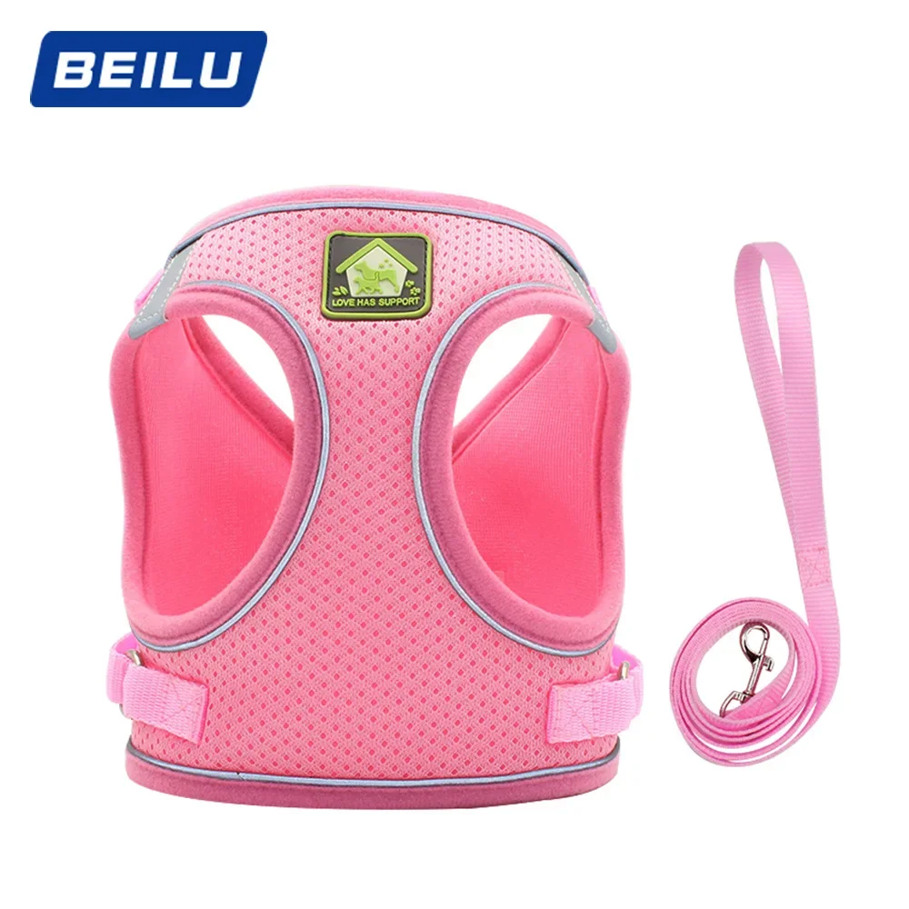 

New Reflective Breathable Dog Vest Harness Dog Leash Accessories Pet Supplies Puppy Harness Petkit Wholesale