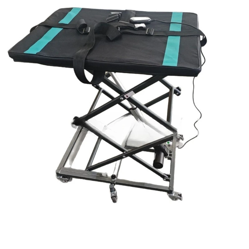 

Household liftable mobile cart, electric hydraulic lifting platform car, pet store outdoor lift