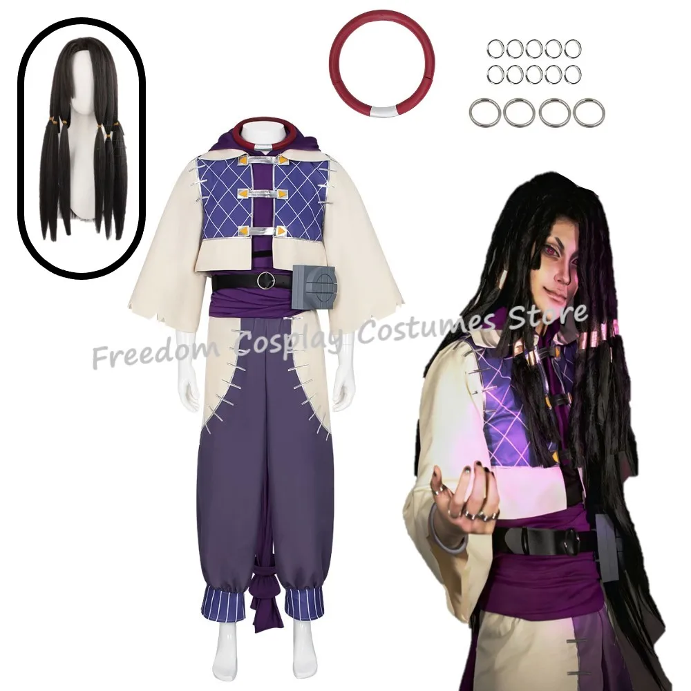 

Anime Gachiakuta Jabber Wonger Cosplay Costume Wig Jabber Wig Women Costume Men Disguise Performance Halloween suit