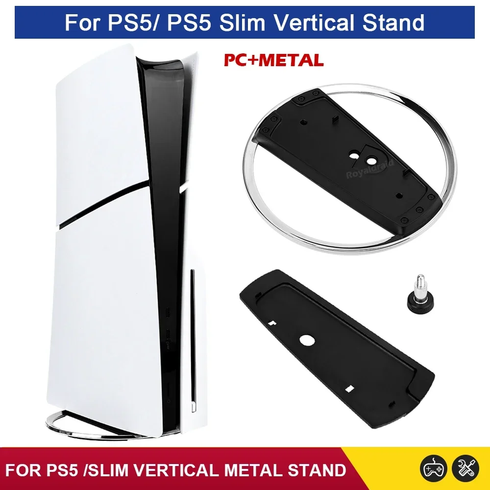 NEW Vertical Stand For PS5 and PS5 Slim Console 1:1 Metal Ba