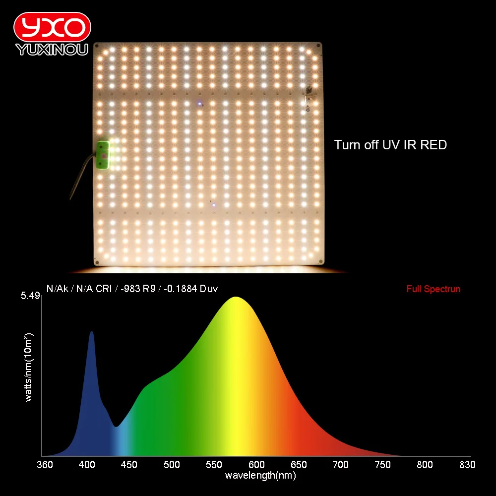 Imagem -04 - Espectro Completo Led Cresce a Luz 150w Samsung Led Crescer Lâmpadas para Plantas Flor de Estufa Hidropônica Semeadura Phyto Lâmpada