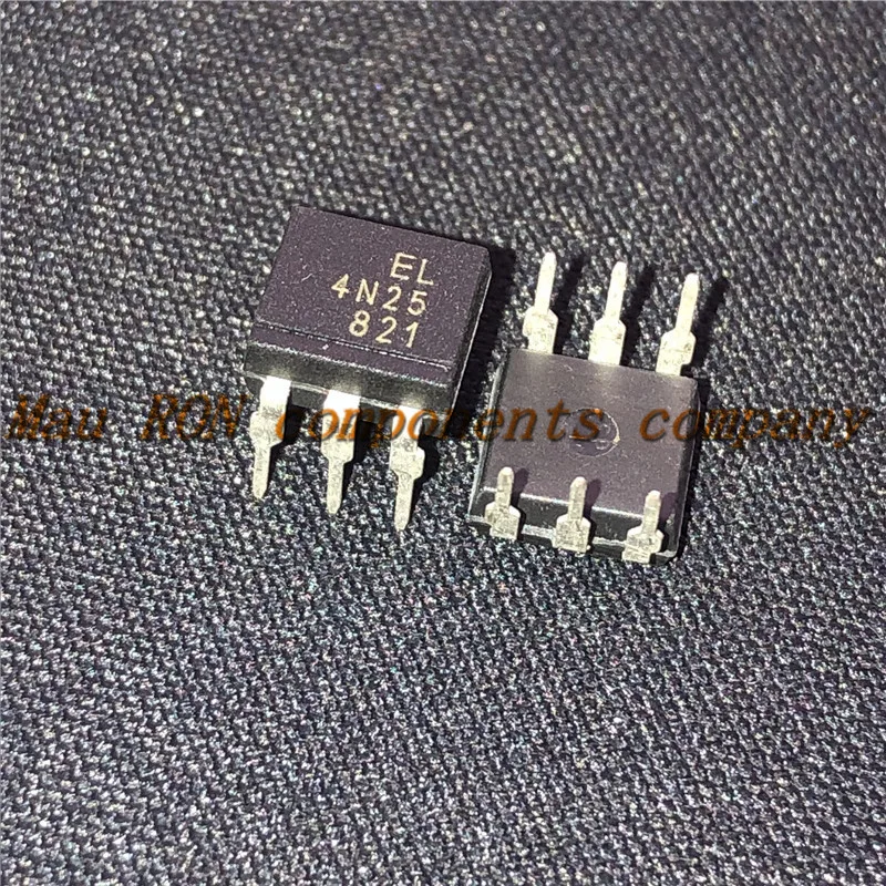 10PCS/LOT EL4N25 4N25 DIP6 DIP-6  photoelectric coupler  New original  In Stock