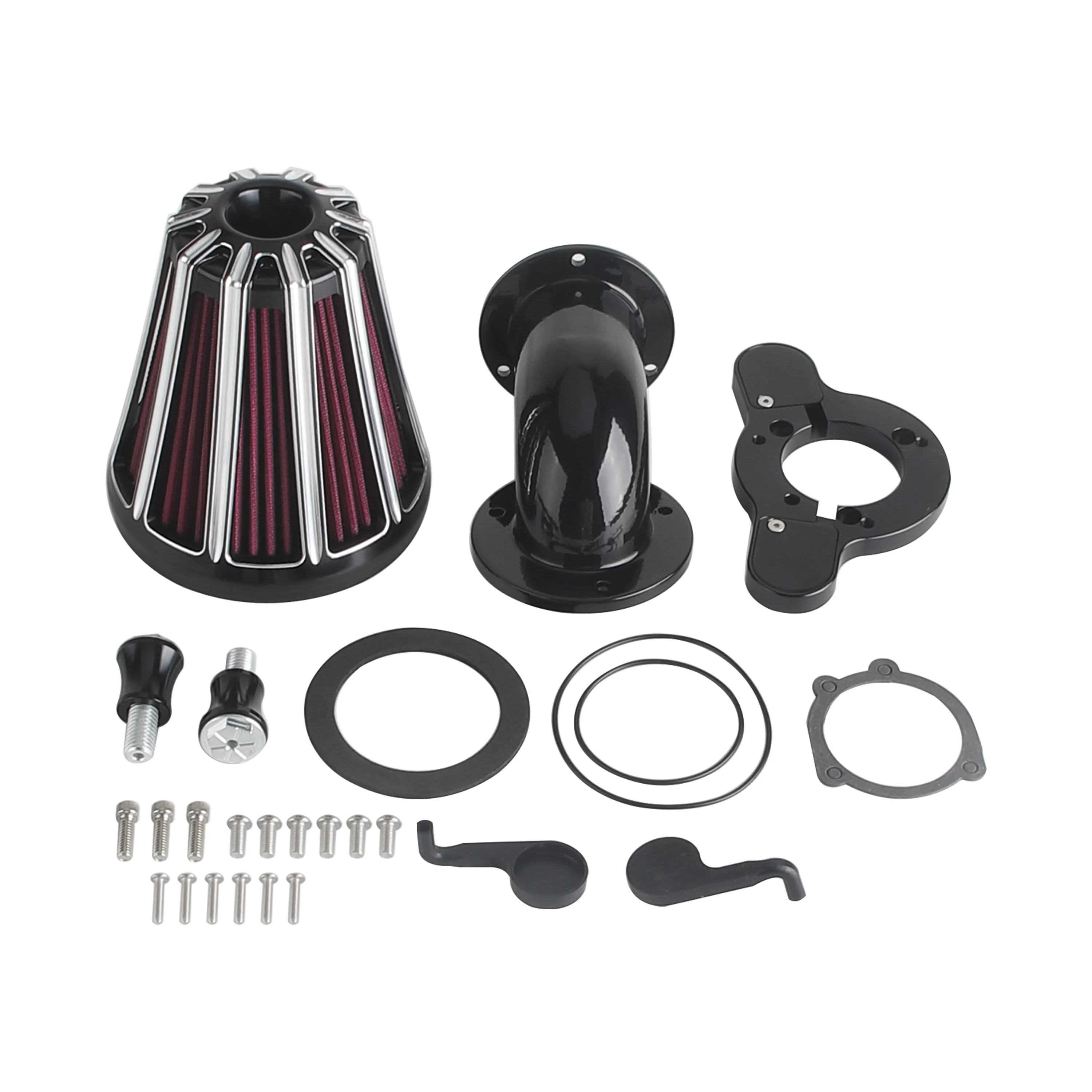 Filtro aria moto di alta qualità Filtro aria sintetico ad alte prestazioni Filtro invertito per Harley Sportster XL (2007-2012)