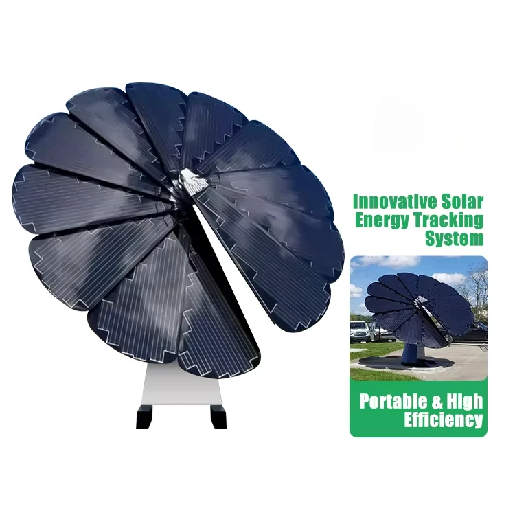 ESUN Solar Flower 2.85KW Piegatura automatica ed espansione che traccia la luce solare per l'archiviazione di energia solare stradale del parco di costruzione domestico