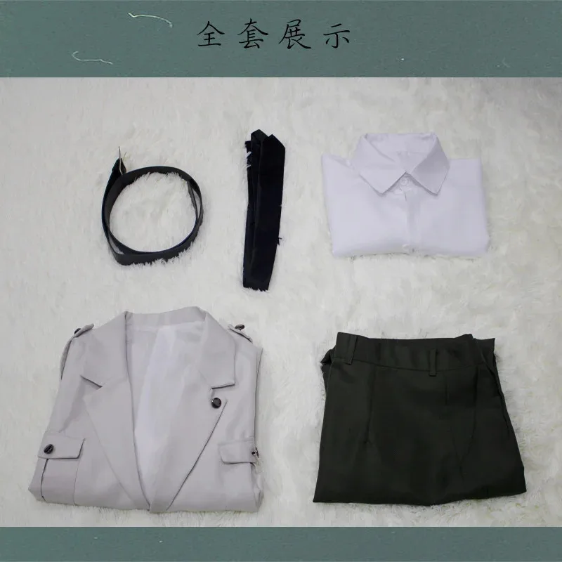 أنيمي هجوم على تيتان الموسم 4 هجوم العمالقة تأثيري حلي مارلي الزي العسكري رينر براون تأثيري سترة قميص السراويل مجموعة