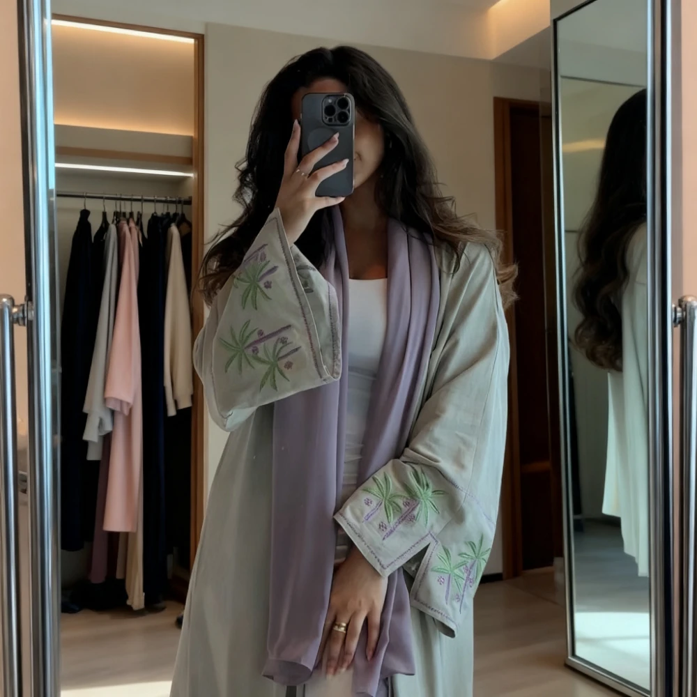 Eid Embroidery Women Abaya Saudi Arabic Muslim Kaftan Dress Ramadan Party Long Dresses Abayas Woman Robe Caftan Vestidos 2026