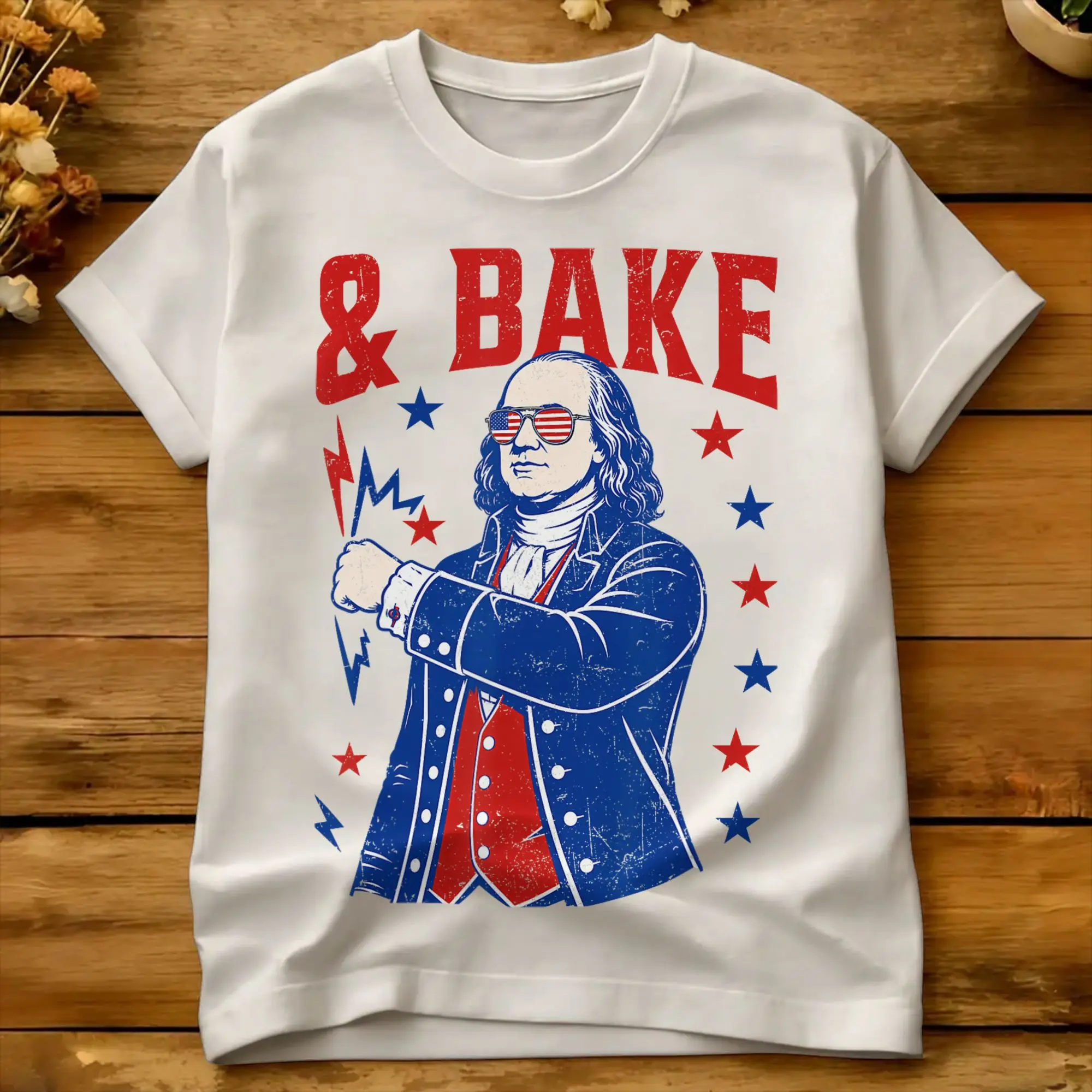 Funny Shake And Bake 4th Of July Couple Matching T Shirt Beach  Streetwear T-Shirts 100% Cotton Tee Shirt For Men Top Tees