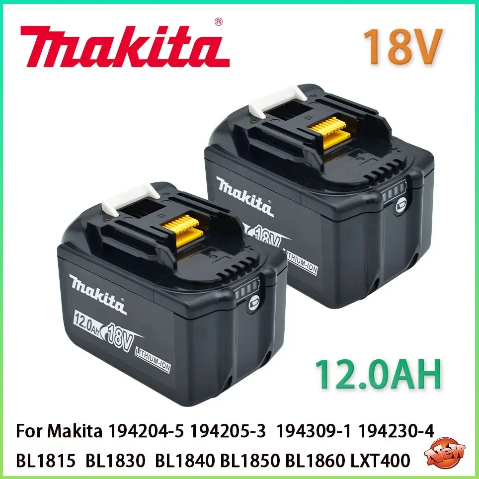 

100% Original Makita18V 18/12Ah Battery For Makita 18V BL1830 BL1830B BL1840 BL1840B BL1850 BL1850B rechargeable Lithium battery