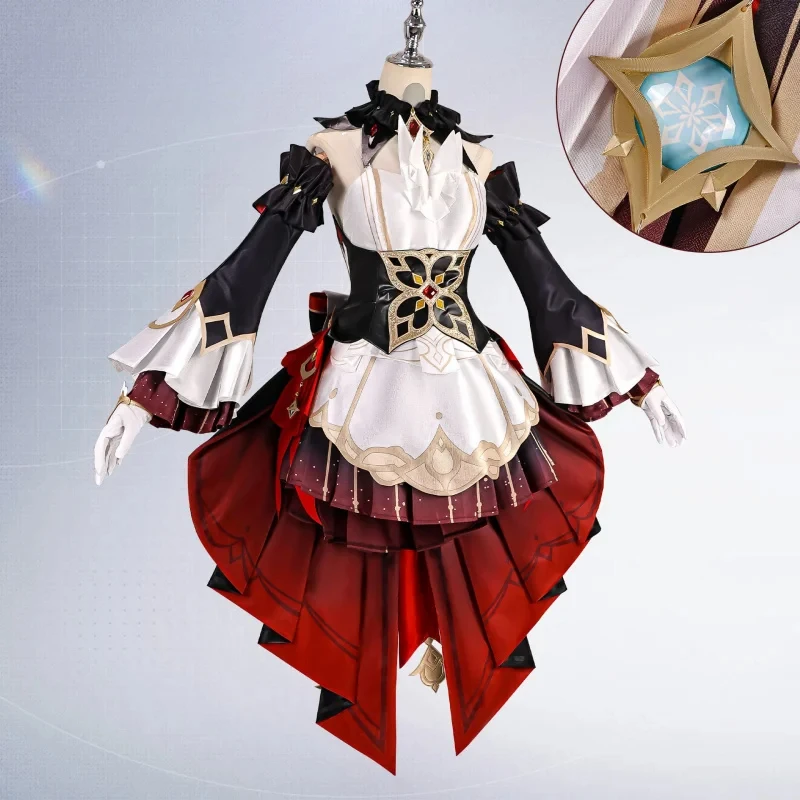 BrandName Genshin Impact Sandrone Cosplay Kostüm Komplettset Halloween Convention Anime Rollenspiel Outfit