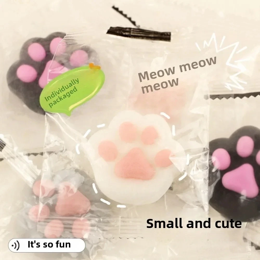 Color Gift Cartoon Mochi Cat Claws Healing Toy Soft Squeeze Novelty Stress Relief Venting Joking Decompression Funny Toy