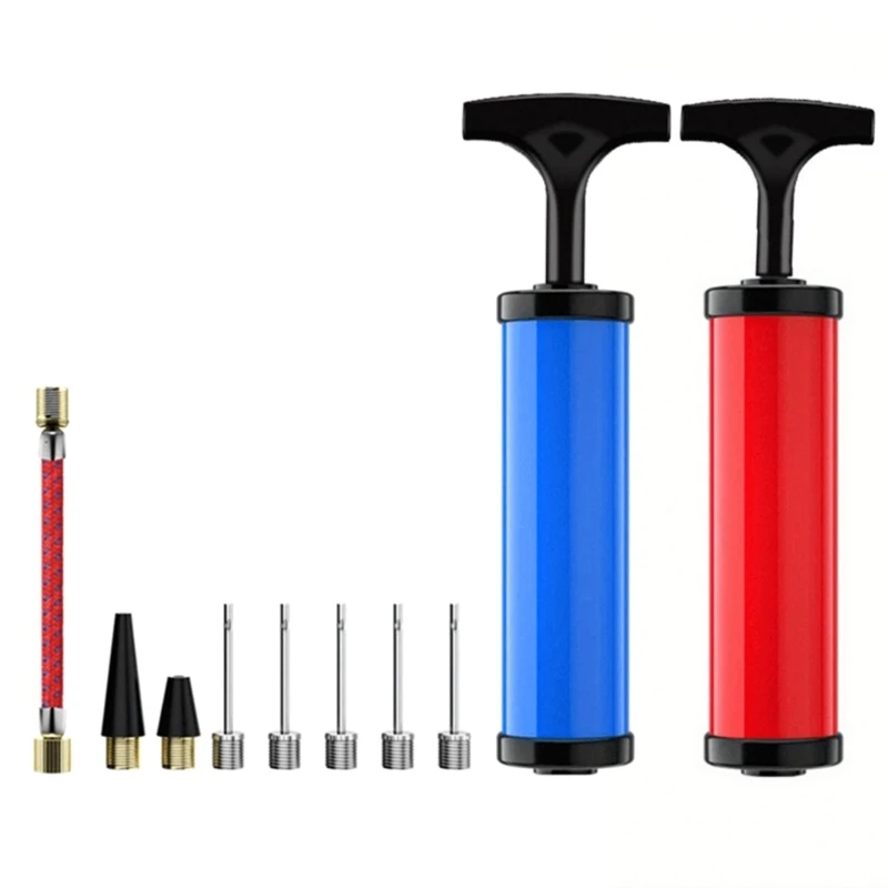 Manual Ball Pumps Sports Ball Inflator Set for Volleyballs, Soccer, Basketball