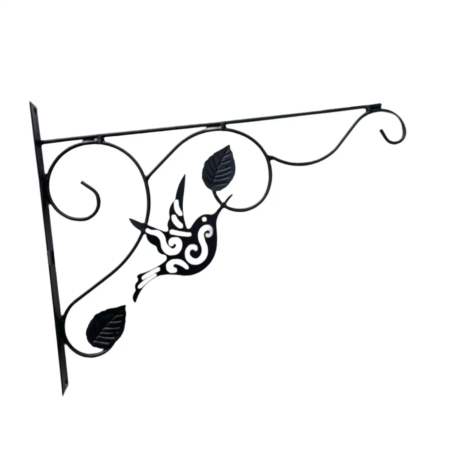 Fashionable Hanging Plants Bracket Wall Planter Hook Easy Install Iron Stable Holder for Outdoor Indoor Garden Patio Flower Pots