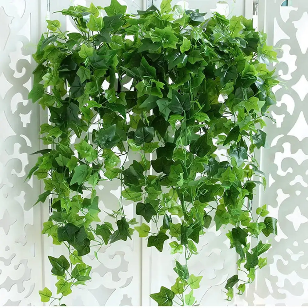 Youzi Wall Hanging Artificial Plant Uv-resistant Fake Ivy Garlands For Wedding Home Garden Wall Decoration