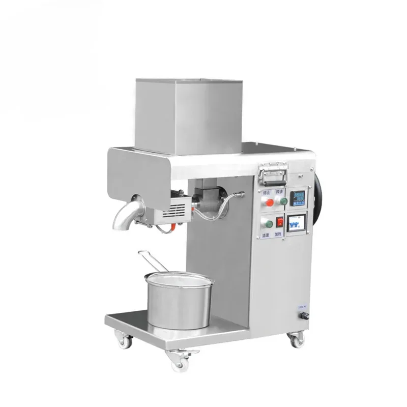 For Automatic Press Machine Commercial Presser Sunflower Seeds Peanut Extractor 10-25Kg/H tool