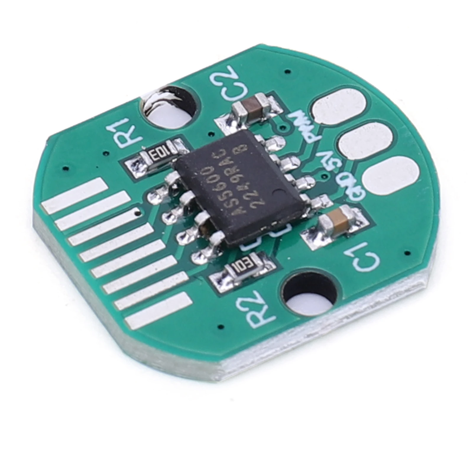 AS5600 Magnetic Induction Angle Measurement Sensor Module High Precision 12-Bit Magnetic Rotary Encoder with 3-pin Wire