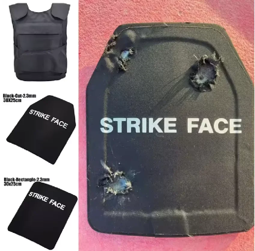 level-nij-iiia-10-x12-anti-bullet-anti-stab-proof-composite-steel-plate-for-tactical-safety-vest-ballistic-body-armour-board