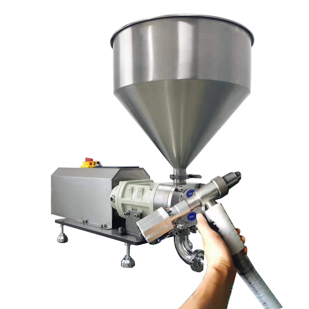 

Small Horizontal Hand-held Cream Honey Ketchup Chocolate Quantitative Filling Machine