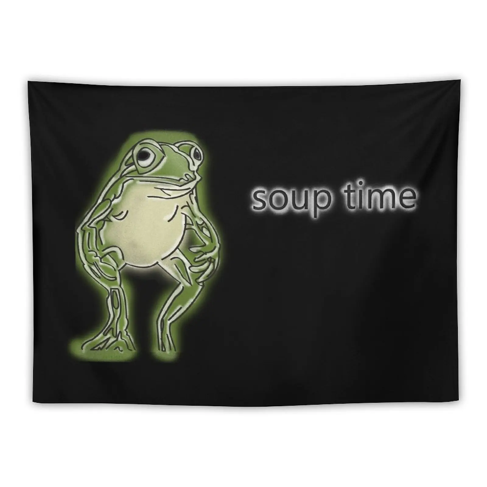 

Soup Time - frog Tapestry Tapestry Wall Hanging Room Decoration Aesthetic