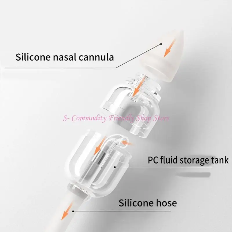 85ae 1 set para niños pequeños silicona nasal punta succión segura y cómoda cabezal succión