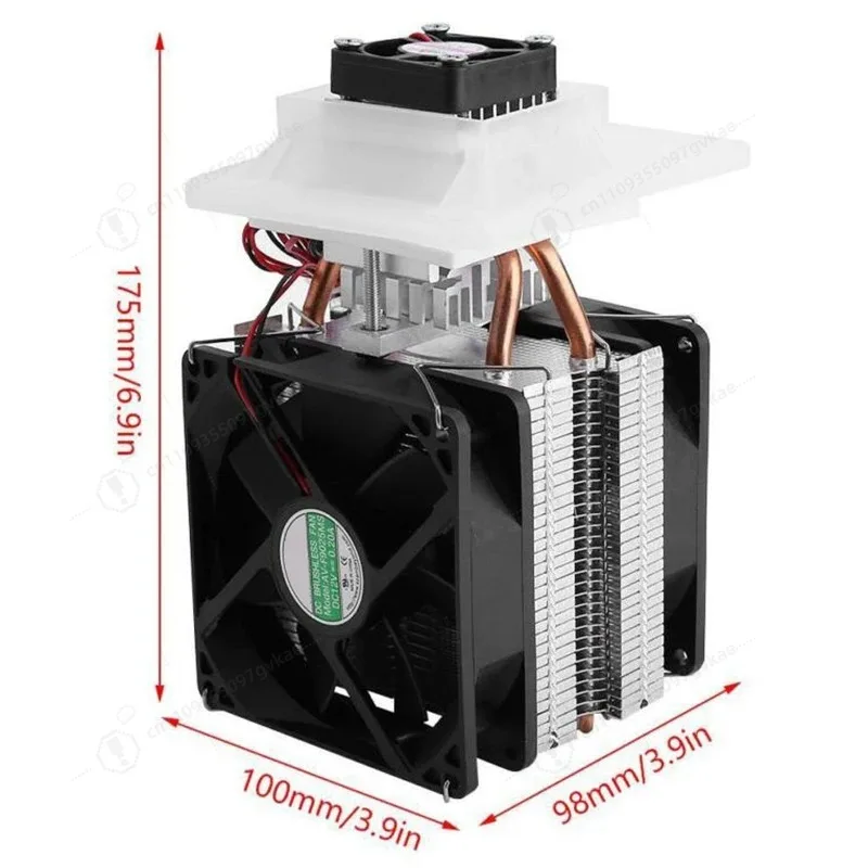 12V 72W Semiconductor Refrigeration Thermoelectric Cooler Module Home/office Air Cooling Dehumidification System Diy Kit