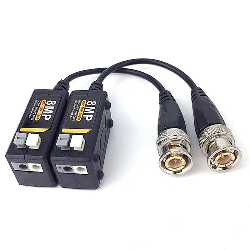 B16C-10 Pairs HD BNC Video Balun 8MP 1080P 720P Transceivers UTP Cat5 HD CVI TVI AHD Parts Accessories For CAMERA