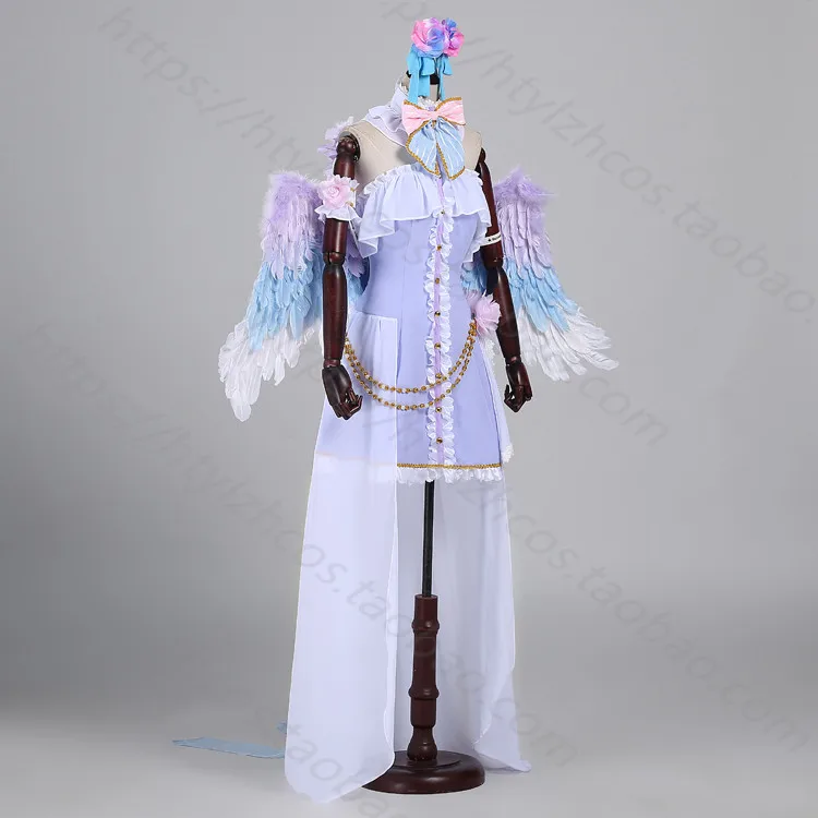 Love cos Mooyiyi cos EliAyase คอสเพลย์เครื่องแต่งกายฮาโลวีนบทบาทเล่นปาร์ตี้การ์ตูนนิทรรศการเกมอะนิเมะเครื่องแต่งกายใหม่