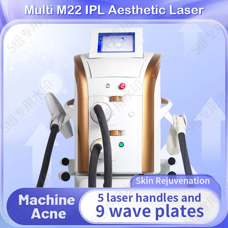 2024 Latest M22 OPT IPL Diode Laser Hair Removal Device for Acne Treatment, Skin Rejuvenation, Permanent Hair Removal and Whiten